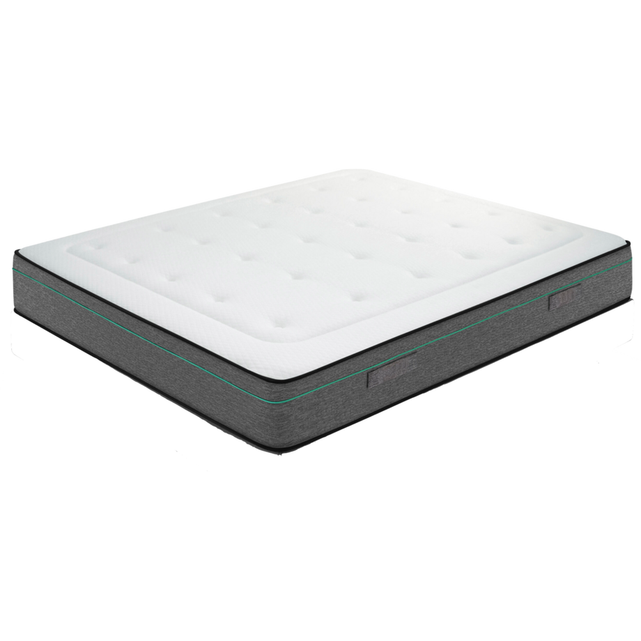 AB Matelas  Set Dream | 160x200 | 2 Kissen visco 60x60 | memory | 23cm | Boxspring Polster simili Weiss 