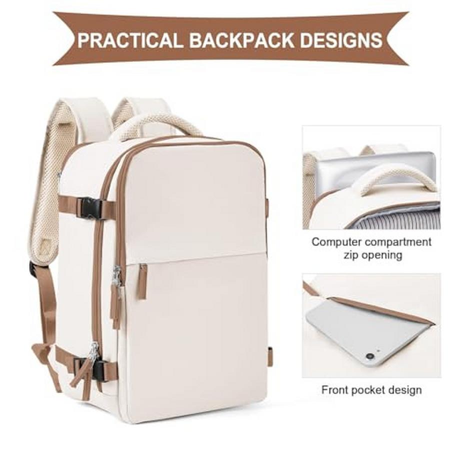 Only-bags.store Sac à dos étanche pour ordinateur portable et bagage à main d'avion  