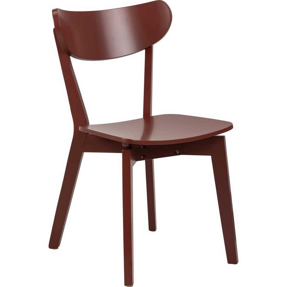 Sedia da pranzo Melrose legno terracotta (1 pezzo)