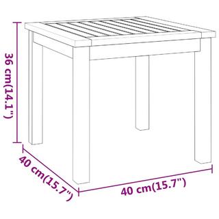 VidaXL Table basse bois d'acacia  