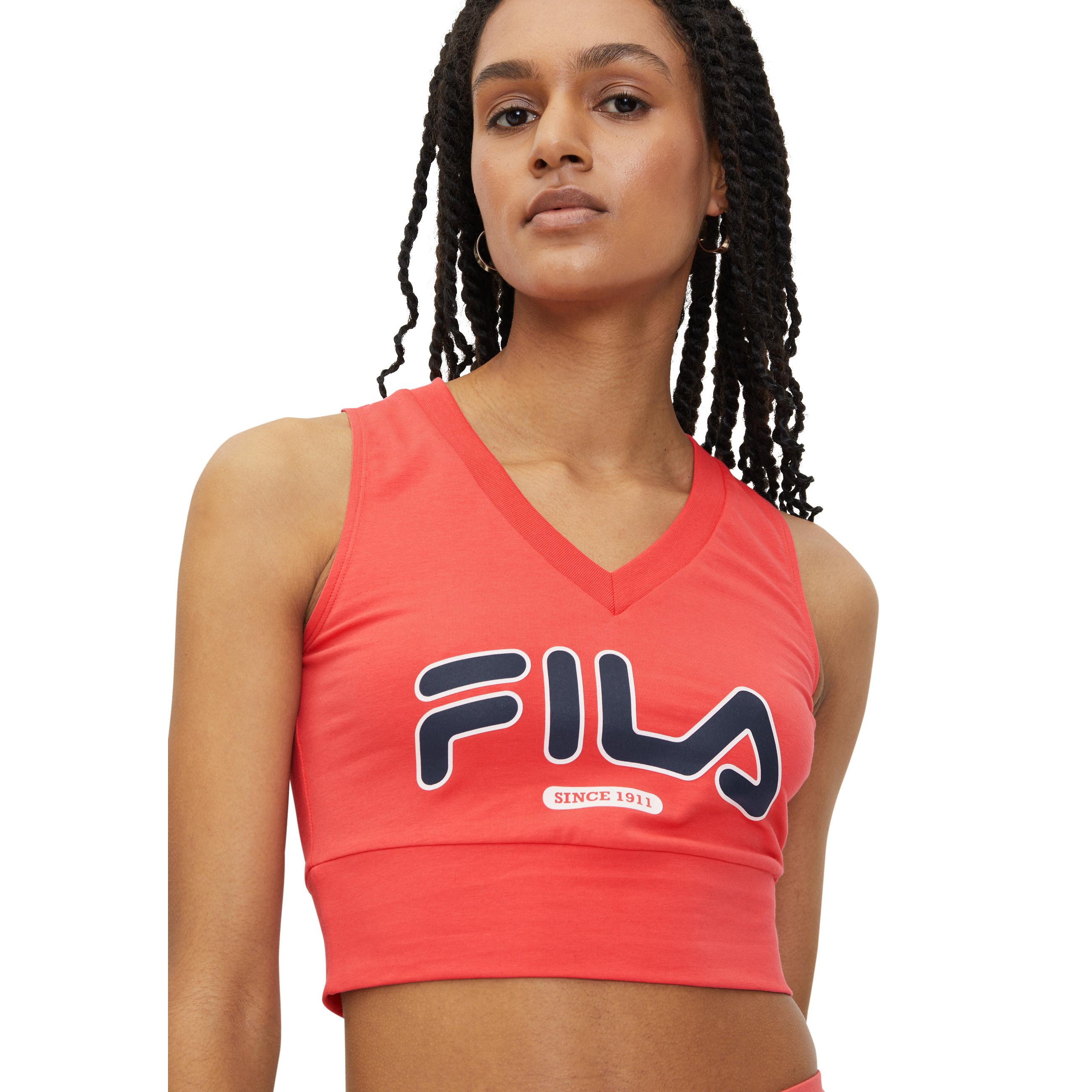 FILA  top donna con scollo a v  laixi 