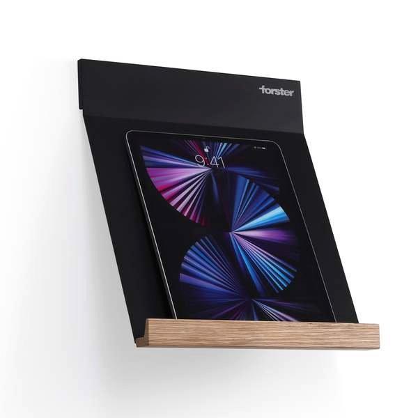 Image of Magnetischer Buch & Tablet Halter Eiche