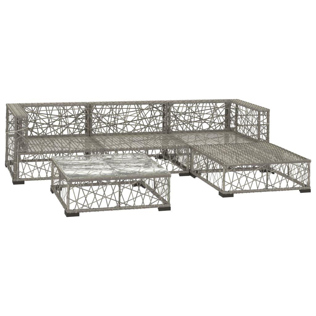 VidaXL Garten-lounge-set poly-rattan  