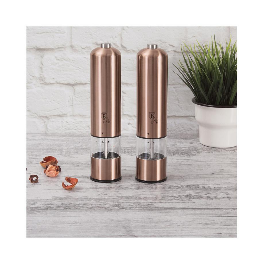 Berlinger Haus  Elektrische Pfeffer- und Salzmühle 2er-Set Rose Gold Edition 