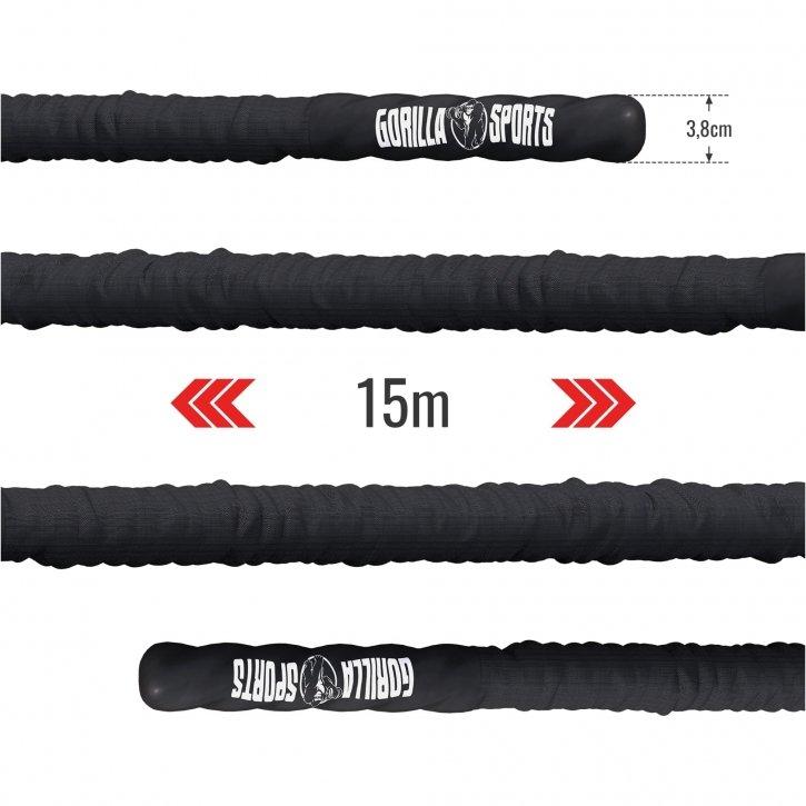 Image of Battle Rope In Versch. Längen Und Dicken Unisex Schwarz ONE SIZE