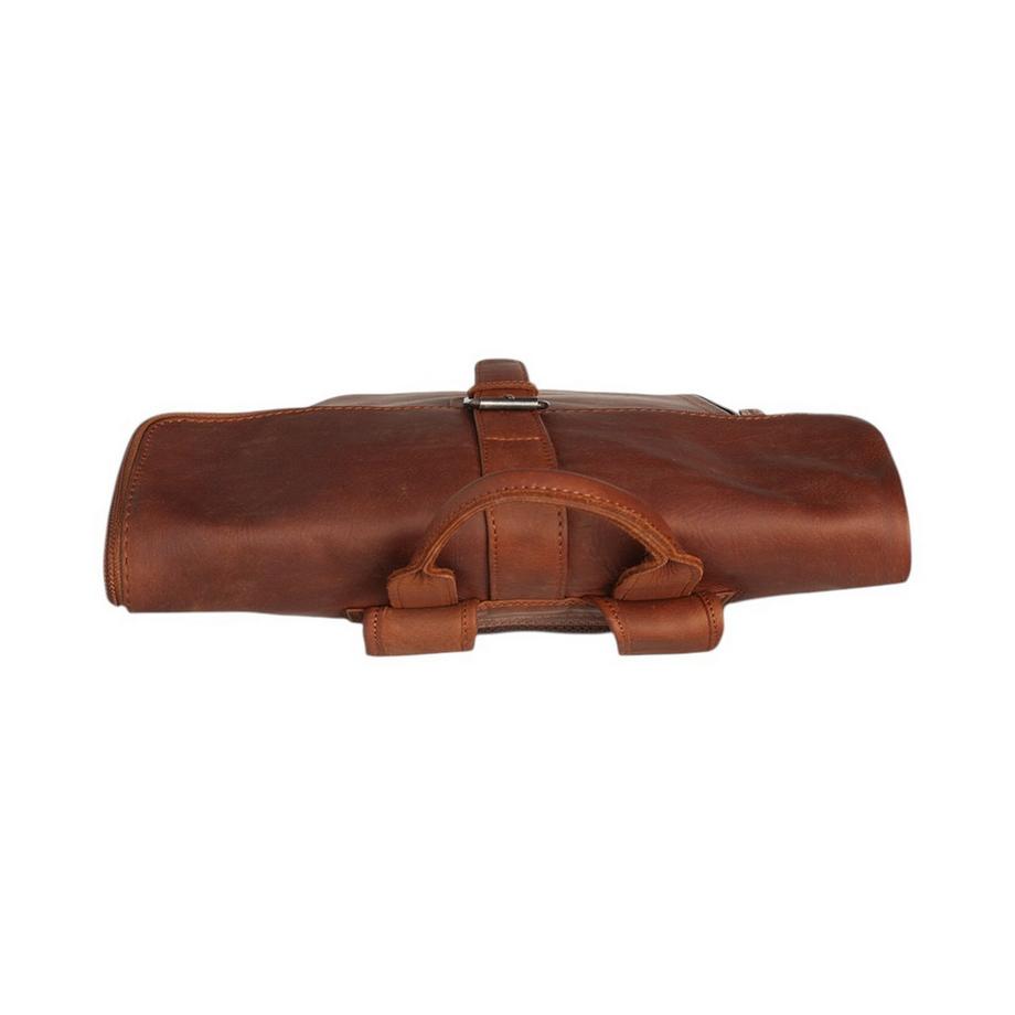 Chesterfield Larsson Sac à dos pour ordinateur portable en cuir cognac  