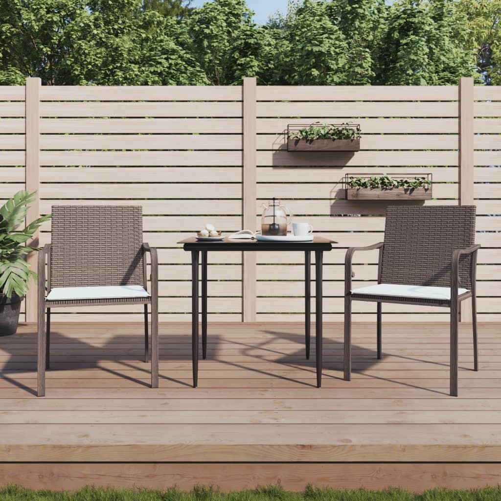 VidaXL Chaise de jardin rotin synthétique  