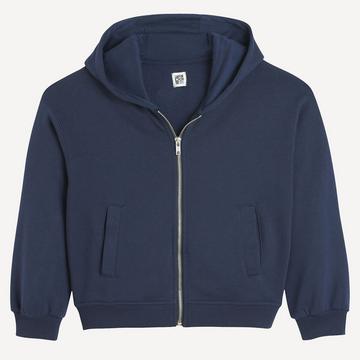Kapuzensweatjacke mit Reissverschluss