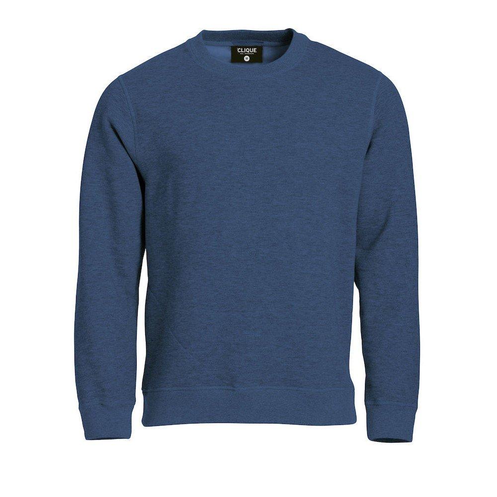 Image of Classic Sweatshirt Rundhalsausschnitt Damen Blau XXL