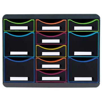 Moule de classement Storebox Multi 11 tiroirs Black Office