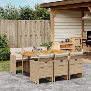 VidaXL Garten essgruppe poly-rattan  