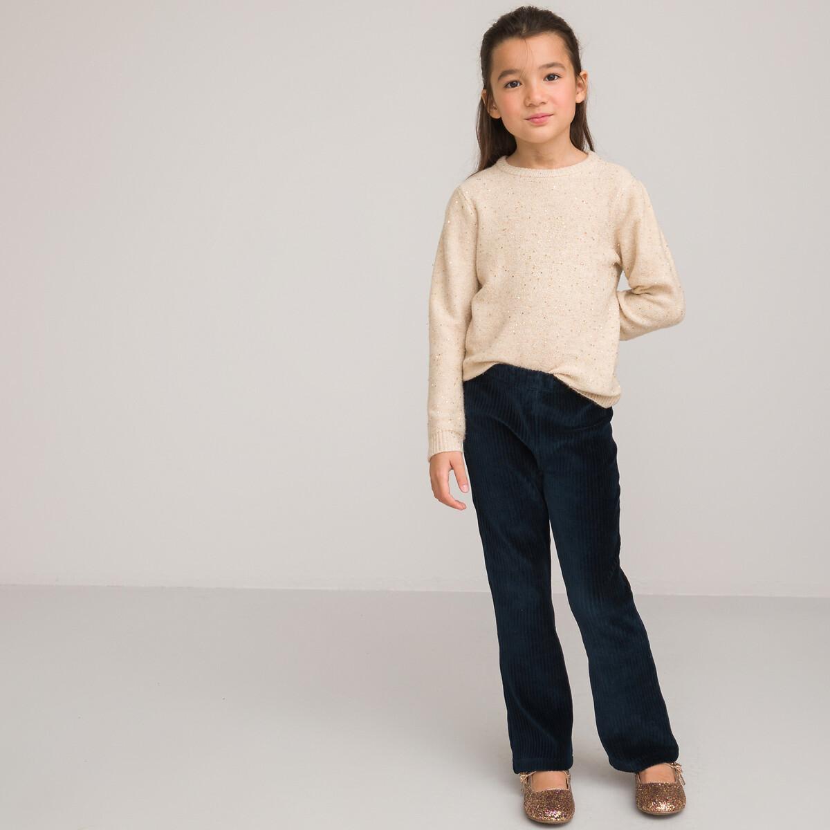 Image of Flare-leggings Aus Cord Mädchen Blau 134/140