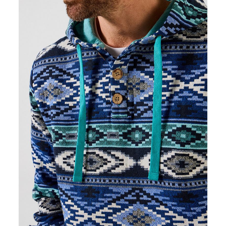 Joe Browns Jacquard Gestreifter Kapuzenpullover  