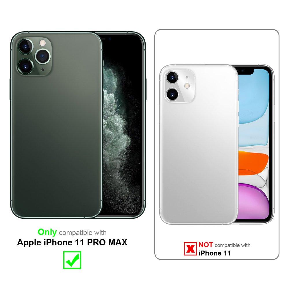 Cadorabo  Housse compatible avec Apple iPhone 11 PRO MAX - Coque de protection en silicone TPU avec dos en similicuir élégant 