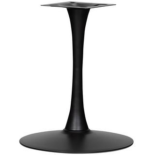 mutoni living Piètement de table Bistro forme trompette noir mat  