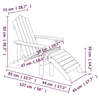 VidaXL Gartenstuhl polyethylen  