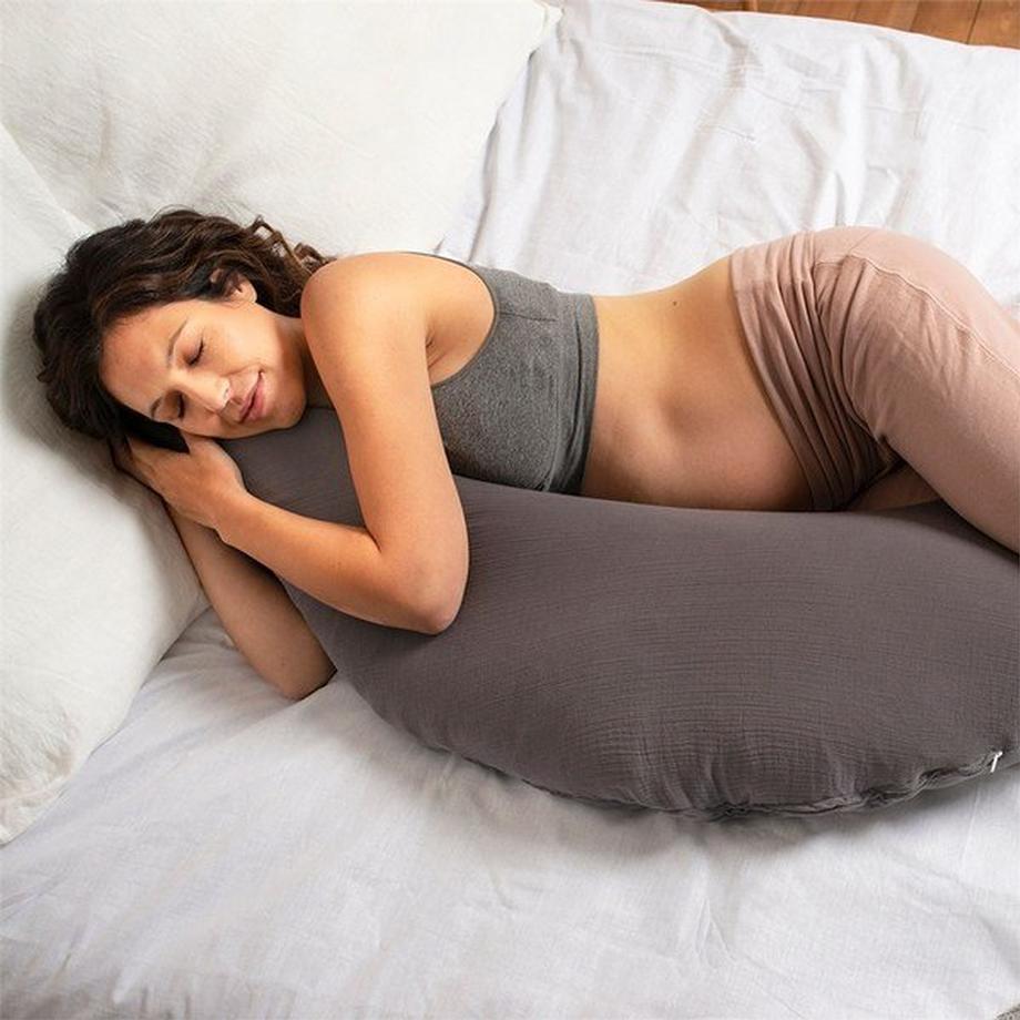 doomoo  Coussin d’allaitement Comfy Big gris 