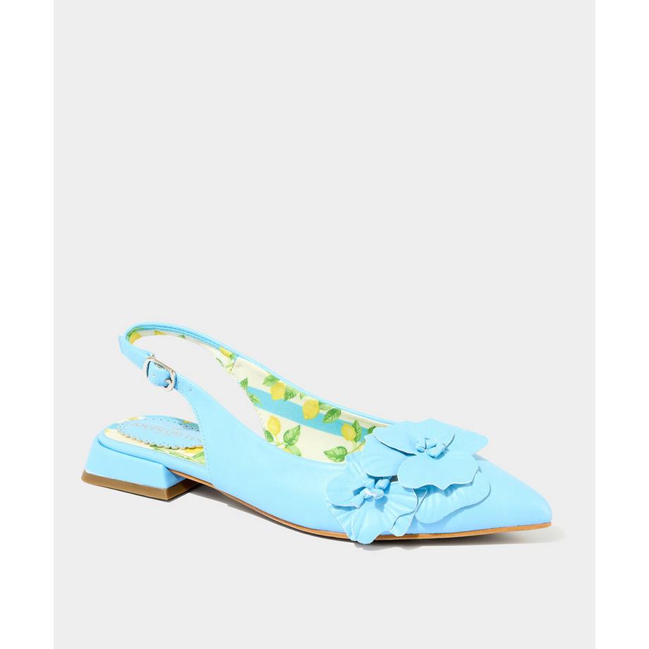 Joe Browns Slingback Flats Fiore Corsage 3D  