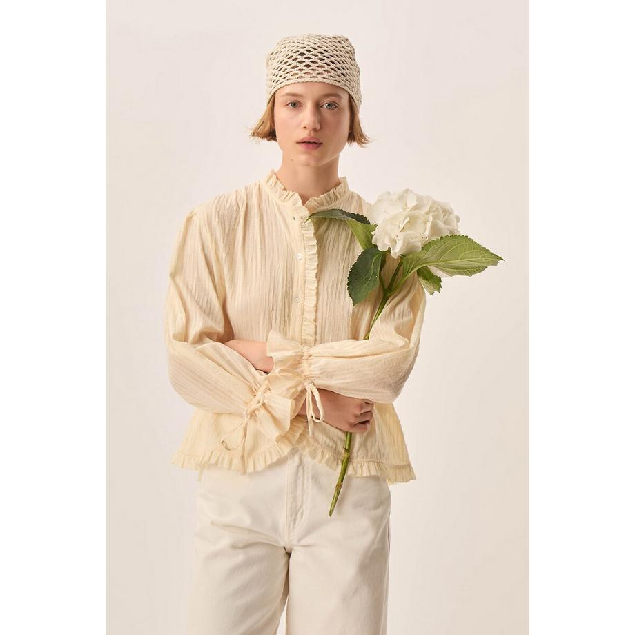 Des Petits Hauts Rüschenbluse  