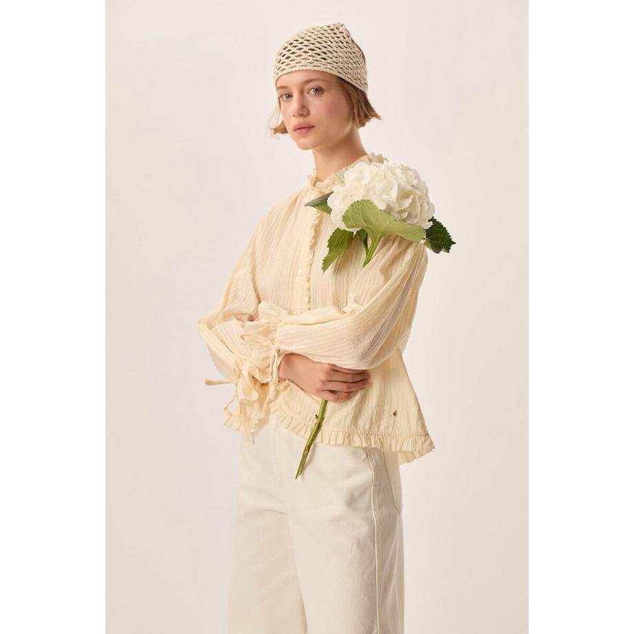 Des Petits Hauts Rüschenbluse  