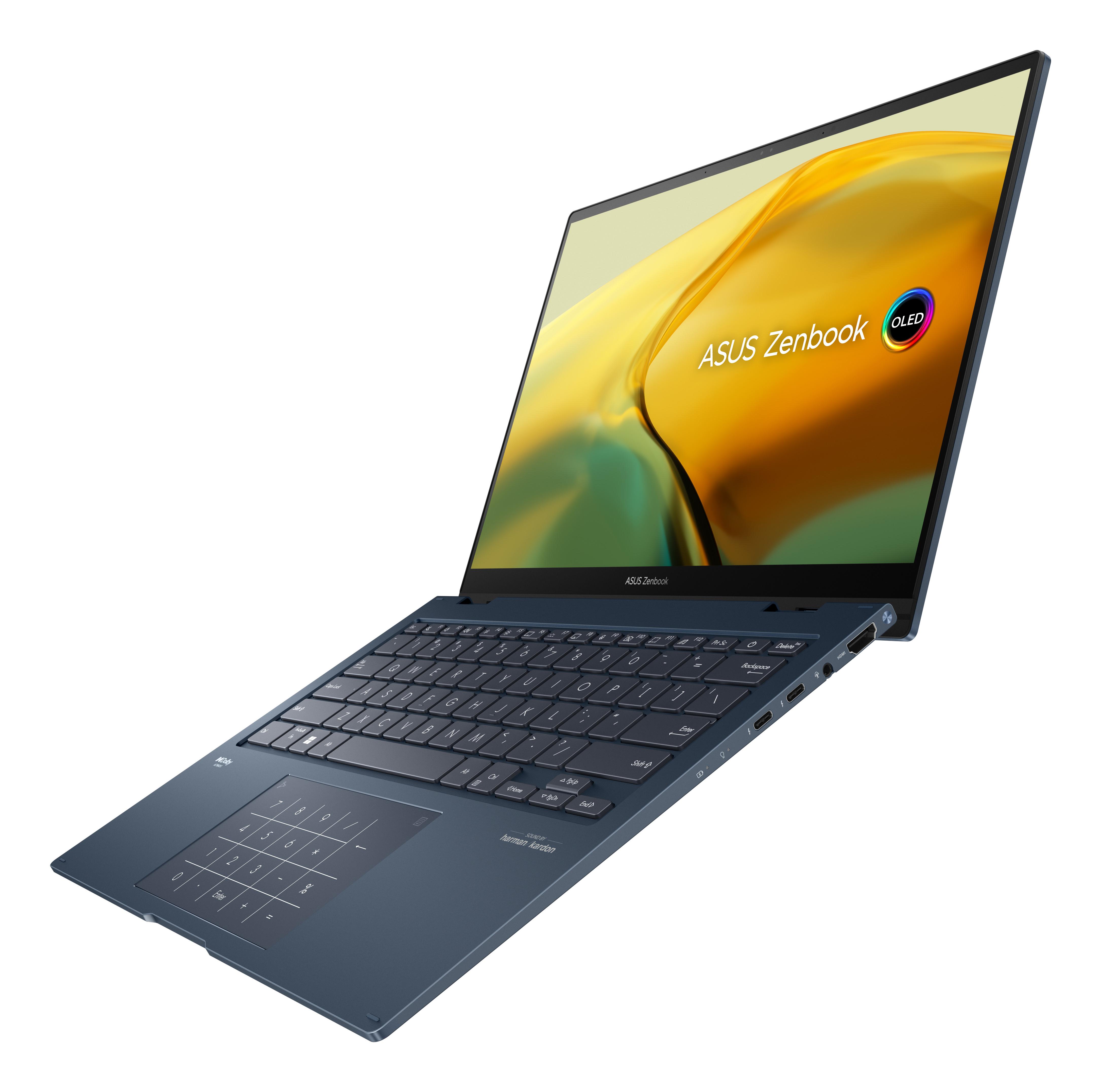 ASUS  Zenbook 14 Flip OLED UP3404VA-KN058W (14.5" WQXGA+, i7P, 16GB, 1TB SSD, Intel Iris Xe, W11H) 