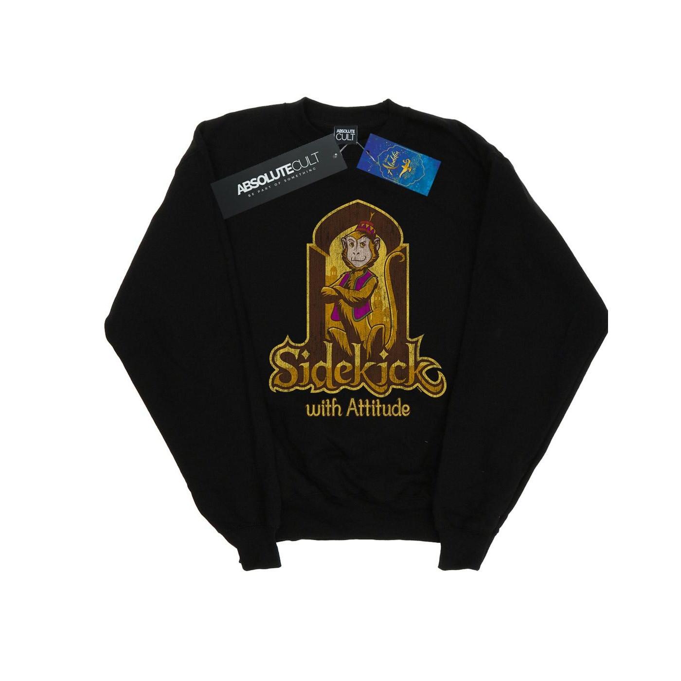 Image of Aladdin Movie Abu Sidekick With Attitude Sweatshirt Damen Schwarz M