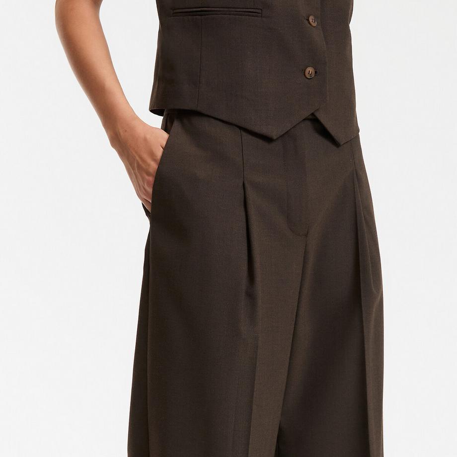 La Redoute Collections Pantalon large à plis  