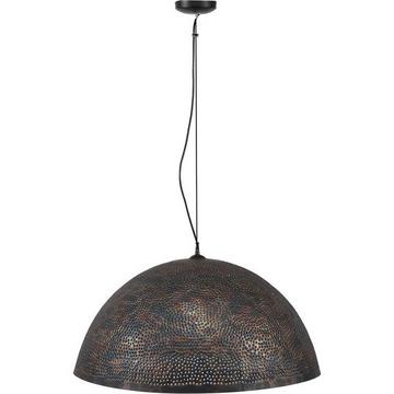 Lampe suspendue 70x70 punch brun noir