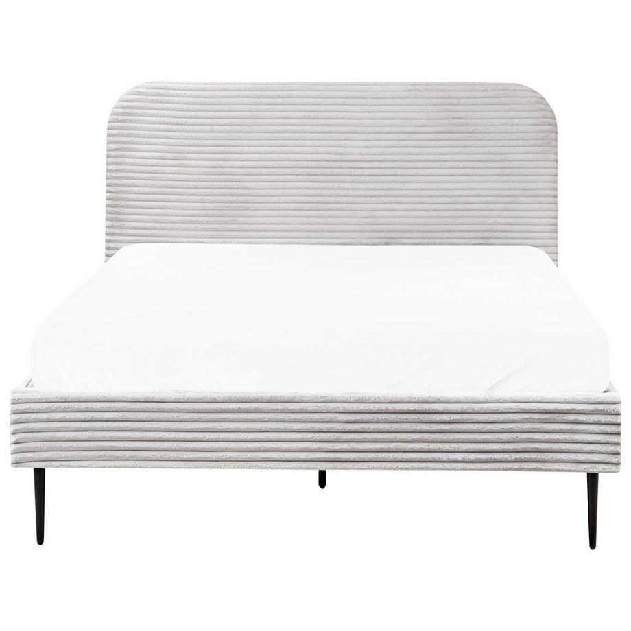 Beliani Letto en Velluto a coste  FLAYAT  