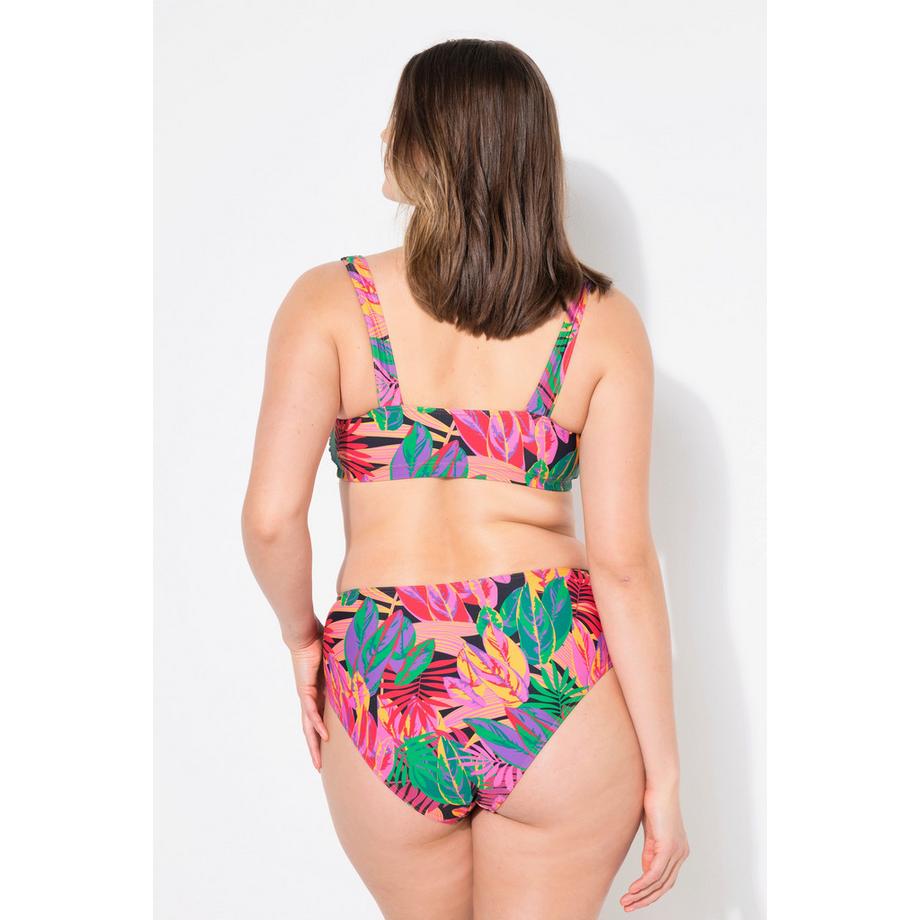 Studio Untold Slip bikini vita alta Shaping Stampa Jungle  