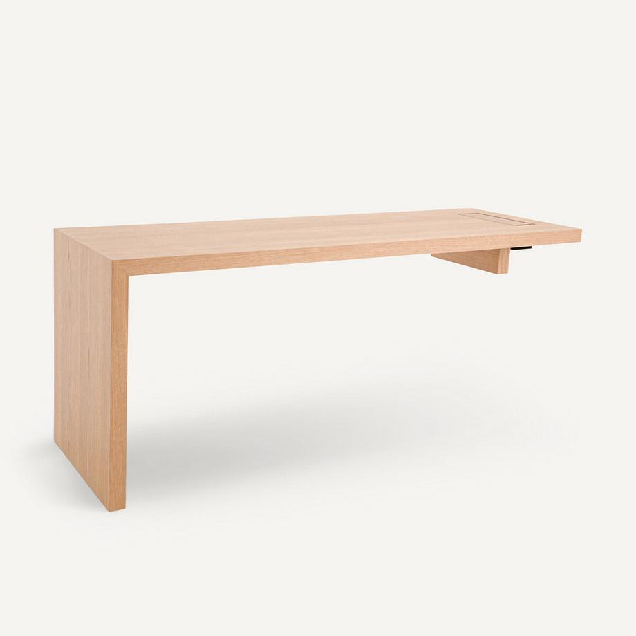 Plateau de bureau chêne et plaqué L175