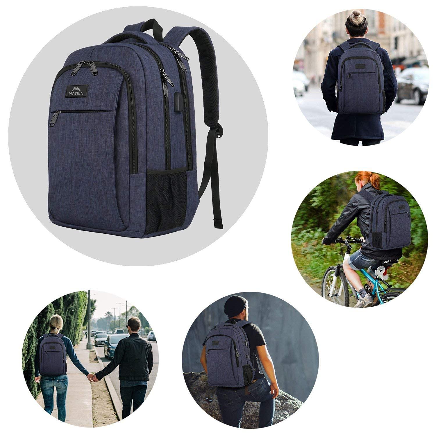 Only-bags.store Zaino per laptop impermeabile antifurto borsa da scuola  