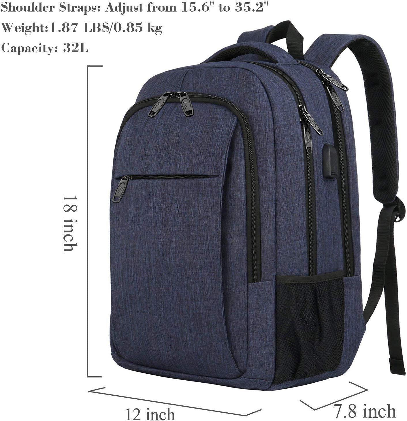 Only-bags.store Zaino per laptop impermeabile antifurto borsa da scuola  
