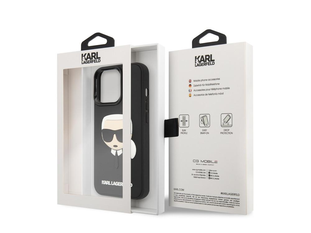 KARL LAGERFELD  Coque iPhone 14 Pro Max 3D Karl's Head 