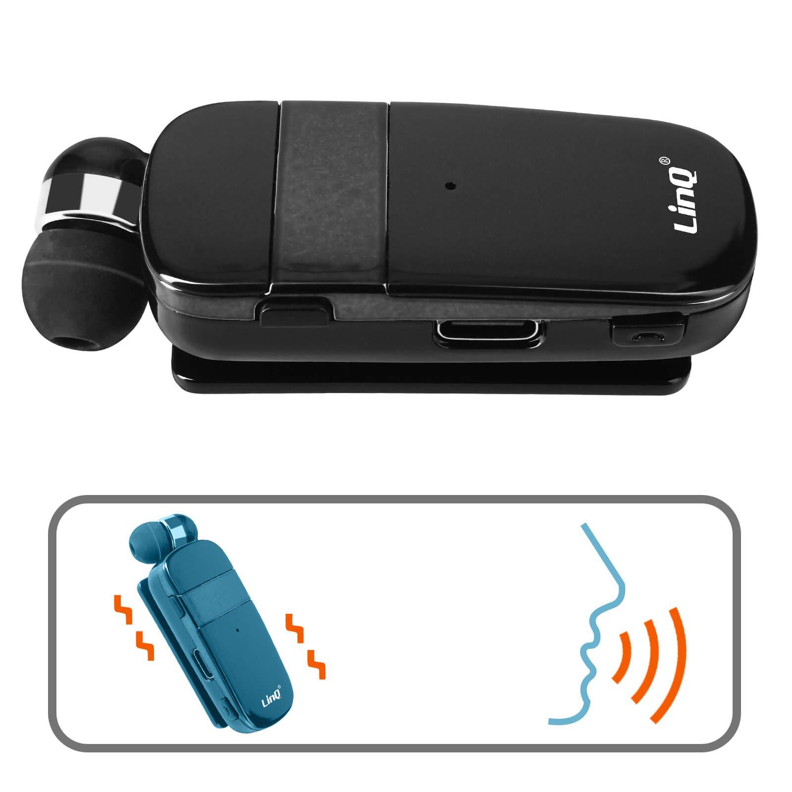 Avizar  LinQ R8344 Bluetooth Headset Schwarz 