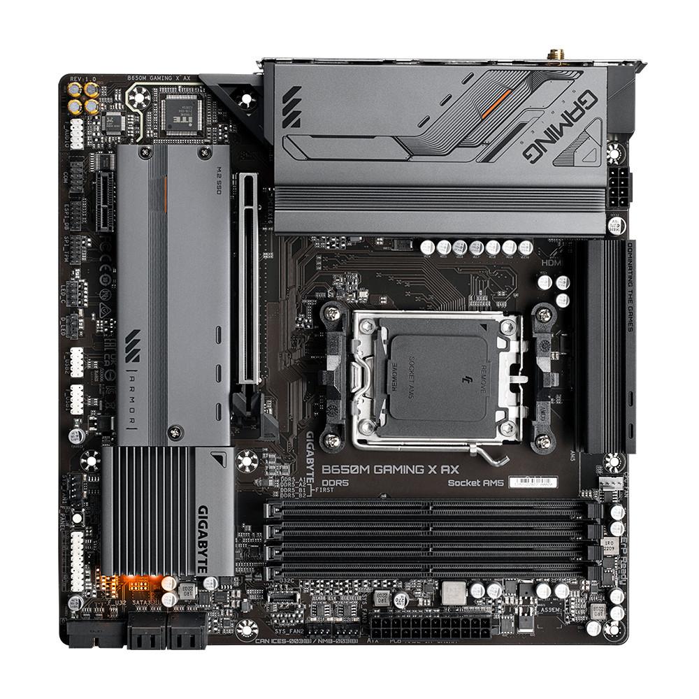 Gigabyte  B650M GAMING X AX (rev. 1.x) AMD B650 Presa di corrente AM5 micro ATX 