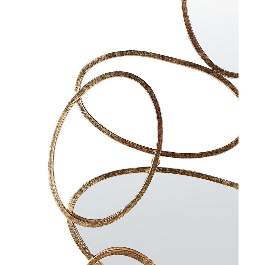 Beliani Wandspiegel aus Eisen Glamourös DECIZE  