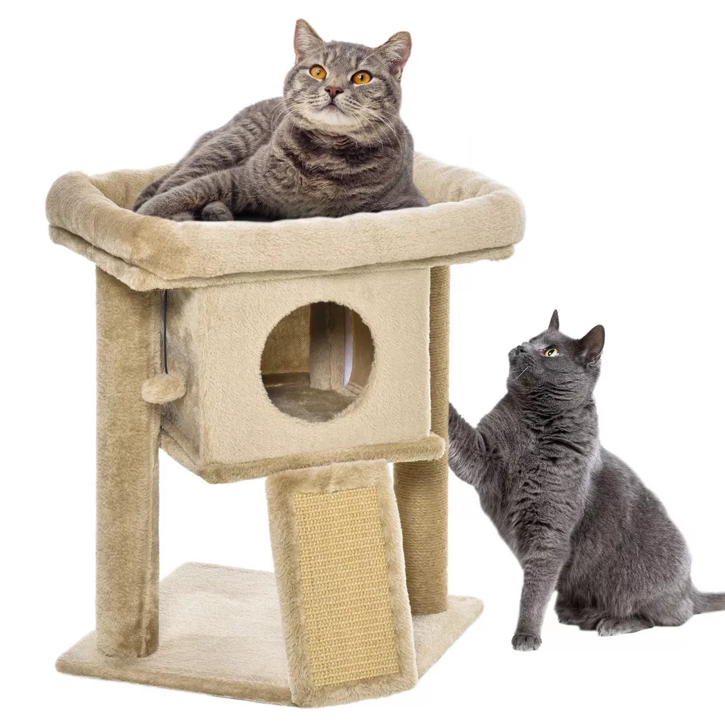 PawHut - Kratzbaum, One Size, Braun
