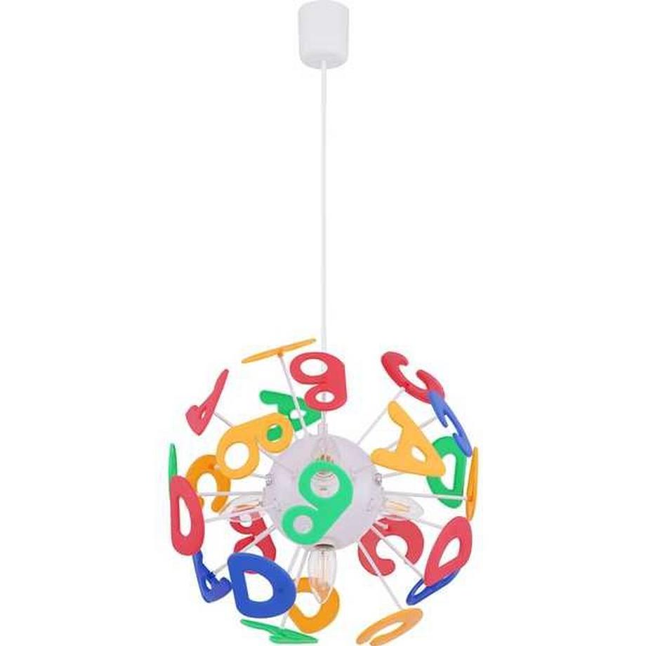 mutoni Hängeleuchte Kunststoff weiss 4xE14  