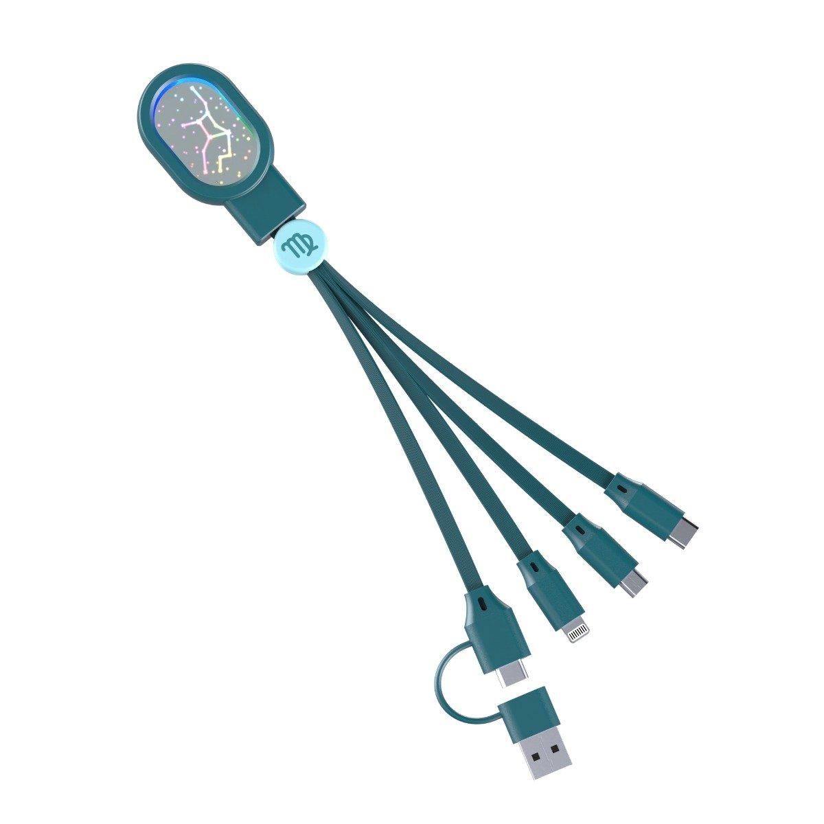 MOB  Universal Ladekabel 4in1 - Sternzeichen Wassermann 