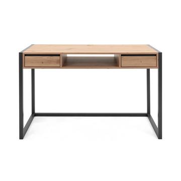 Schreibtisch im Industrial Stil mit 2 Schubladen L120 cm - Denver