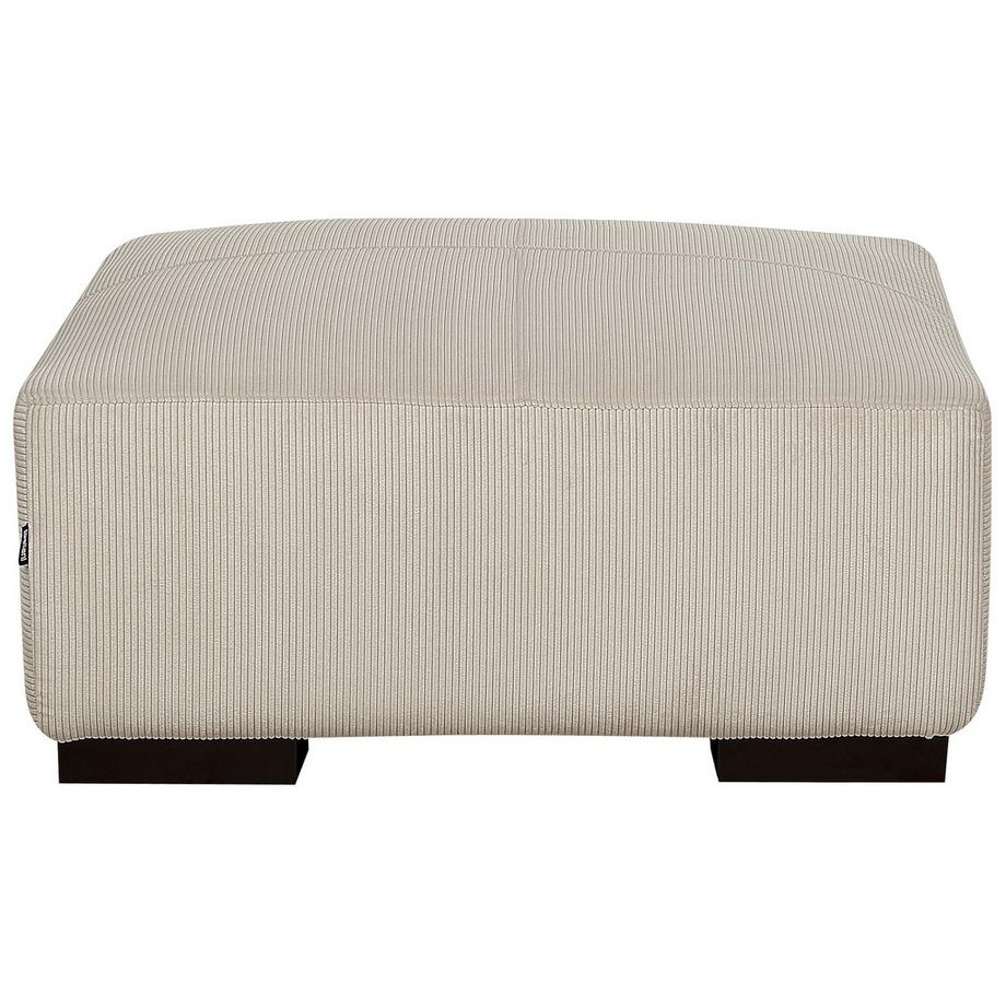 Beliani Ottoman en Velours côtelé Moderne LUNGO  