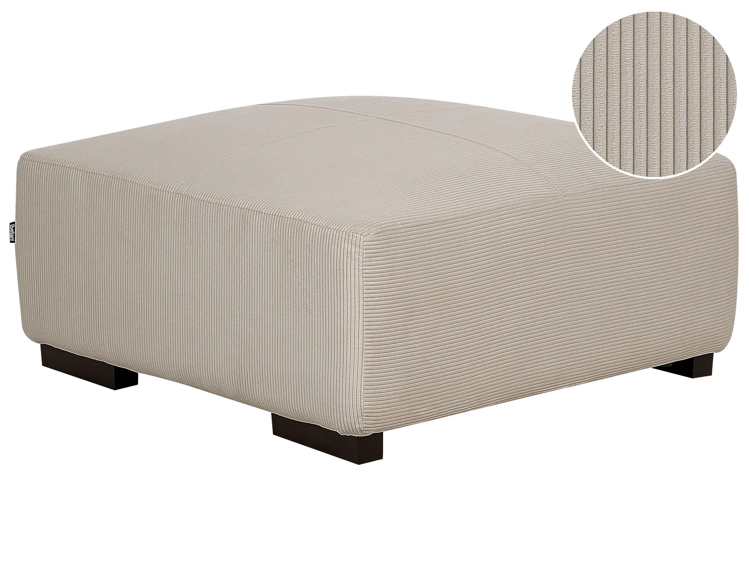 Image of Ottomane aus Cord Modern LUNGO Ottomane aus Cord Modern LUNGO