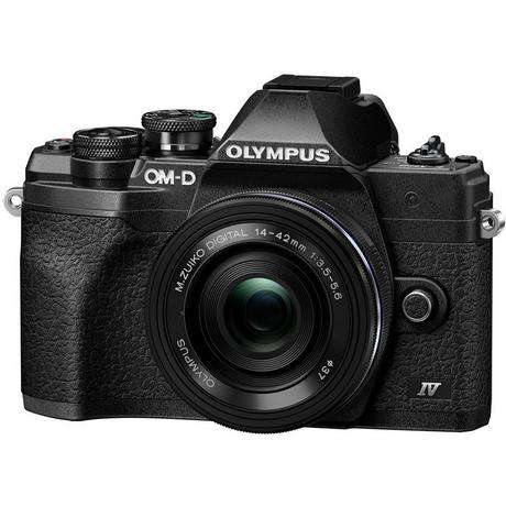 OLYMPUS  Olympus OM-D E-M10 IV Kit (14-42 EZ) Schwarz 