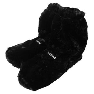 Mikamax  Hot Boots Deluxe, Chaussons Chauffants - Noir 