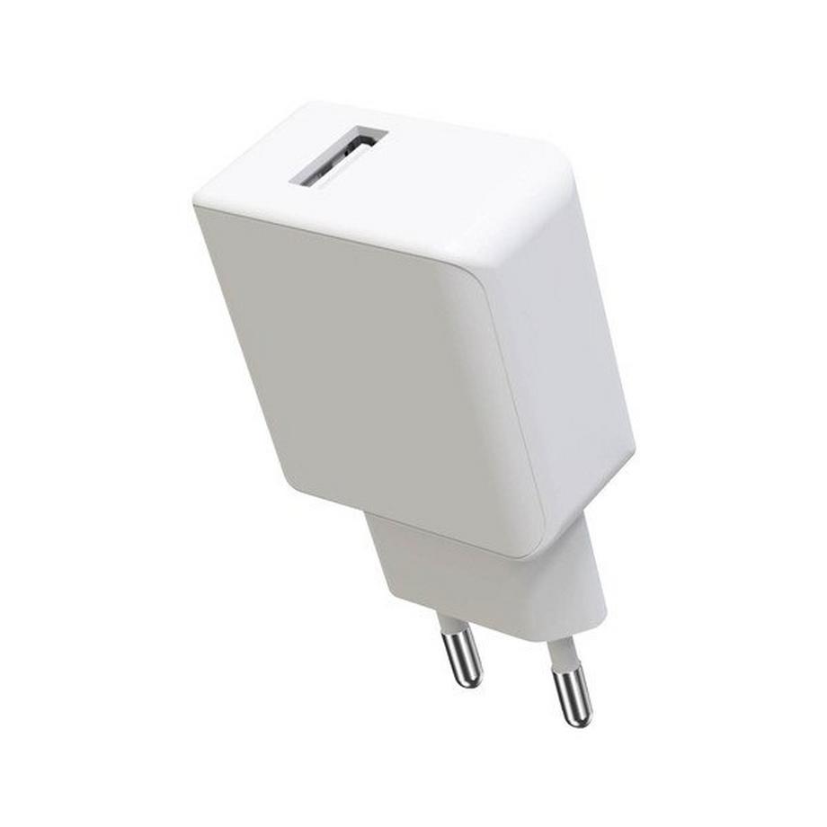 Chargeur Secteur USB 2.1A, 10W Blanc