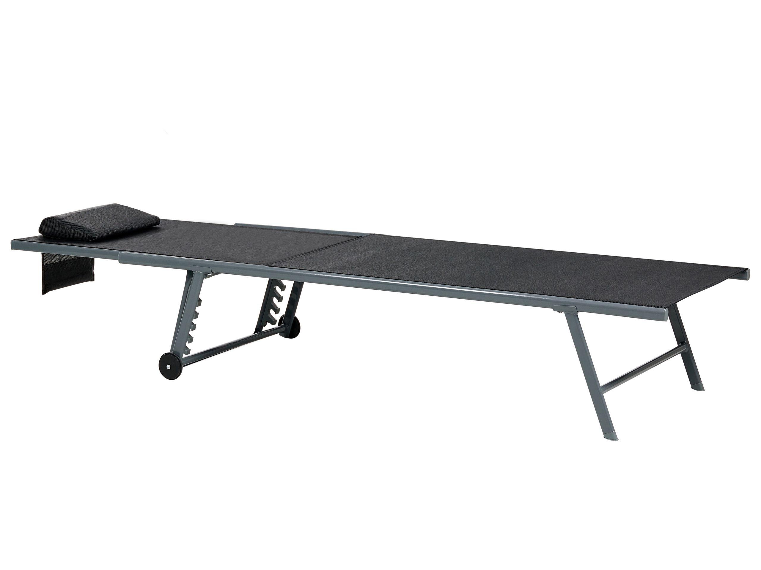 Beliani Lot de 2 transats en Acier Moderne SORONI  