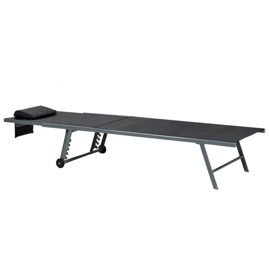 Beliani Gartenliege 2er Set aus Stahl  SORONI  