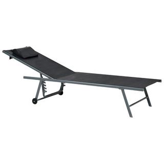 Beliani Lot de 2 transats en Acier Moderne SORONI  