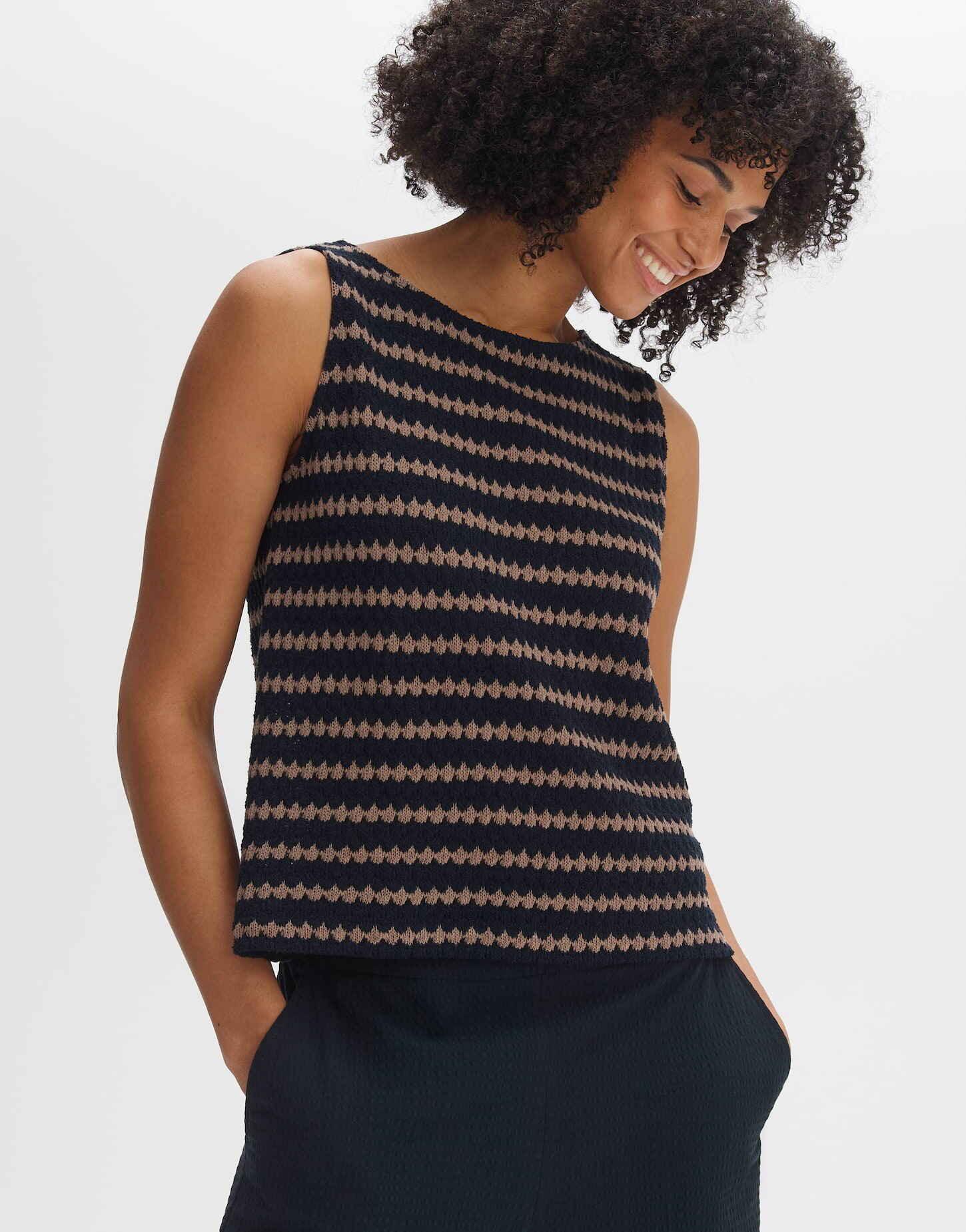 Image of Stricktop Ikasi Gerader Schnitt Damen Aquamarine 44